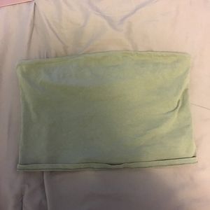 URBAN OUTFITTERS OLIVE GREEN TUBE TOP (L)